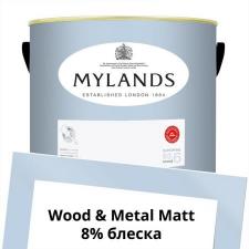 Английские Краски Mylands артикул WoodMetal Paint Matt 5 л. №32 Morning Blue