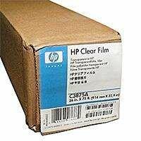 Бумага HP C3875A Пленка прозрачная для плоттера глянцевая, рулон A0 36quot; 914 мм x 22 м, 101 мкм, Clear Film, втулка 2quot; 50.8 мм, для водорастворимых и пигментных чернил