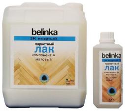 Лак Belinka 2К Водный паркетный полуматовый (5.5 л) акрил-уретановый