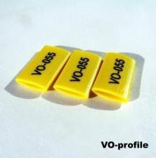 Профиль VO-015BN4 желтый, для маркировки однотипных проводов Ø 1,5 мм, 300 метров