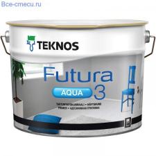 Teknos Futura Aqua 3 Матовая адгезионная грунтовка (банка 9л)