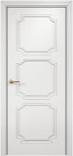 Дверь Оникс Валенсия фрезерованное Цвет:эмаль белая мдф Остекление:Без стекла