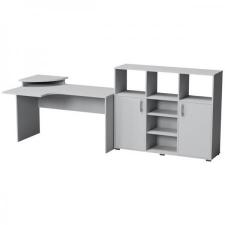 Комплект офисной мебели КП-9 цвет светло-серый