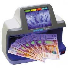 Детектор банкнот DORS 1250 Standart, универсальный, просмотровый, УФ, ИК, сенсорный экран