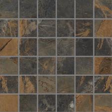 Мозаика облицовочная керамогранит Emilceramica Tele di Marmo Reloaded E0QF Mosaico Fossil Brown Malevic Lappato Lucido ( м2)