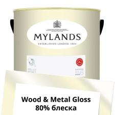 Английские Краски Mylands артикул WoodMetal Paint Gloss 5 л. №43 Lemon Salts