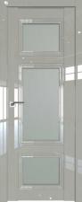 Глянцевая дверь экошпон PROFIL DOORS 2.105L (Галька люкс)