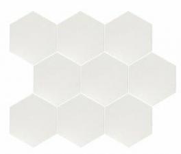 Мозаика 21919 Scale Hexagon Mosaic White 31x38 Equipe