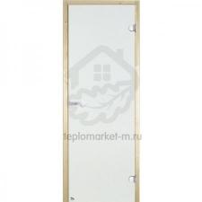 Дверь для бани Harvia STG 7x19 коробка сосна, прозрачное стекло