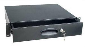 Proel ADRK2CR Рэковый ящик с замком 19quot;: 2U, глубина: 358мм, цвет: черный.