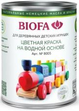 Краски для окон и дверей Biofa Германия BIOFA 8005 Краска для деревянных детских игрушек на водной основе, зеленый (2,5л)