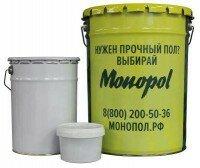 Эпоксидный наливной пол Monopol 5 Э , 20 кг - двухкомпонентный толстослойный для высоких нагрузок.