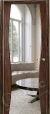 Оникс / Фортрез Межкомнатная дверь шпон Грация со стеклом или зеркалом от производителя Цвет: пангар