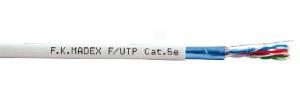 Витая пара U/UTP 4x2x0.5 Cat 5e-PVCsz неэкранированная (DCM Test Report) ЕКС (бухта 305м)