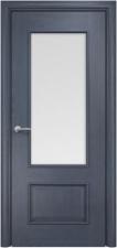 Дверь Оникс модель Марсель Цвет:Дуб Графит Остекление:Сатинат белый
