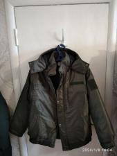 Куртка мужская,зимняя, капюшон,цвет хаки 52-54разм