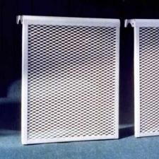 Экран для радиатора металлический 1-10 секций, размеры 610х150; 90; 110