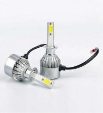 H1 лампа светодиодная для авто 2шт. LED C6 / ярче ксенона / 12/24V 6000K 3800Lm