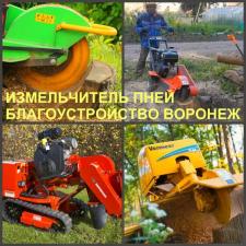 Дробление пня и измельчение пней в Воронеже