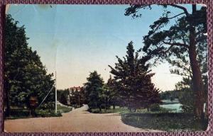 Антикварная открытка "Хельсинки. Парк". Финляндия