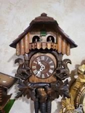 Часы настенные музыкальные, в деревянном корпусе, Германия