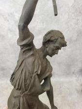 Скульптура Молотобоец, шпиатр, 19 век