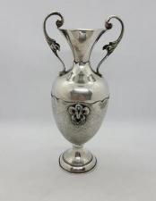 Серебряная ваза интерьерная, серебро 800 проба, авторская
