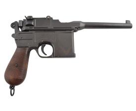 Макет пистолет Mauser C96, пластик. рукоять (Германия)