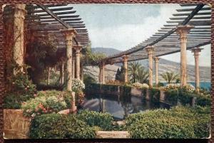 Антикварная открытка "Сад. Пейзаж. Курорт"