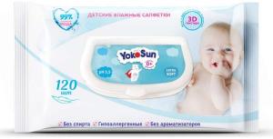 Детские влажные салфетки Yokosun Extra Soft 120 шт