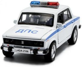 Wanbao Die-Cast Model ВАЗ 2106 ДПС 611b,металл,белый